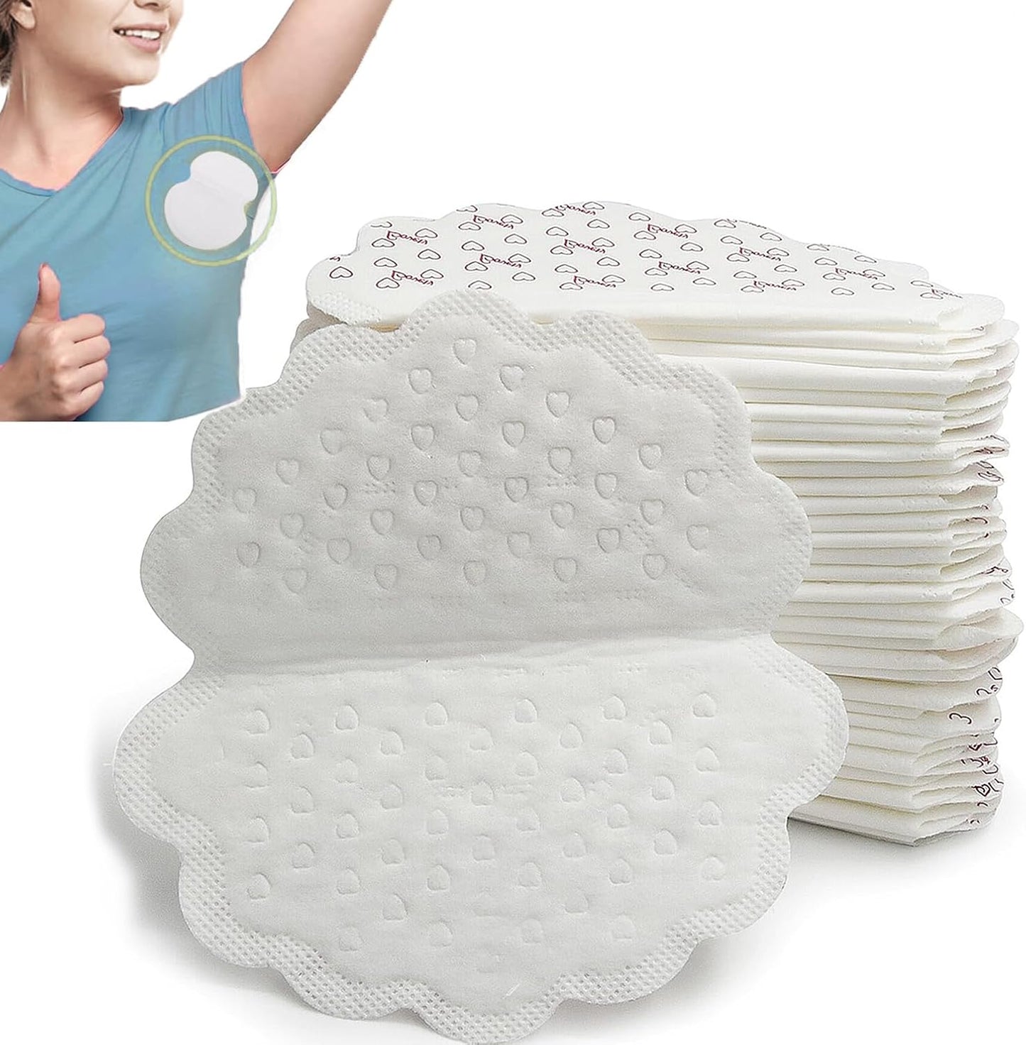 Lot De 56 Coussinets Anti-Transpirants Jetables Anti-Transpirants Anti-Odeurs Pour Les Aisselles, Lutte Contre L'Hyperhidrose, Pour Homme Et Femme (56 Pièces, 28 Paires)