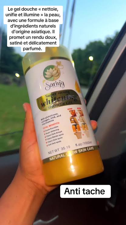 Sariya 🧴 Gel de douche Éclaircissante ✅ Zero Dépigmentation ❌ Anti Imperfections ✅✅