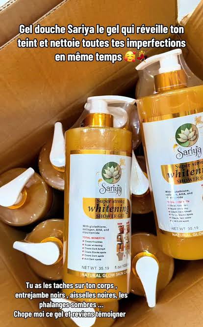 Sariya 🧴 Gel de douche Éclaircissante ✅ Zero Dépigmentation ❌ Anti Imperfections ✅✅